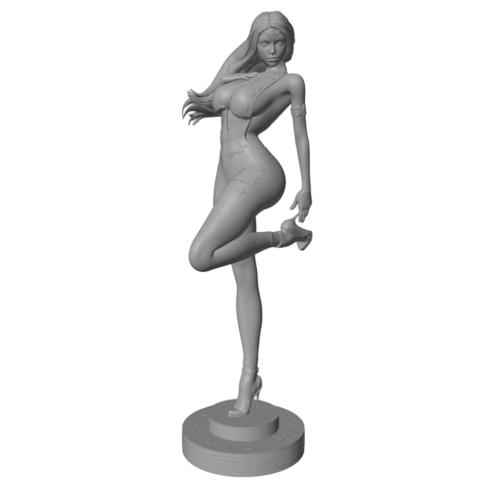 Resin Art Table Top - 1/24 Miniature Resin Statue 75mm Handmade