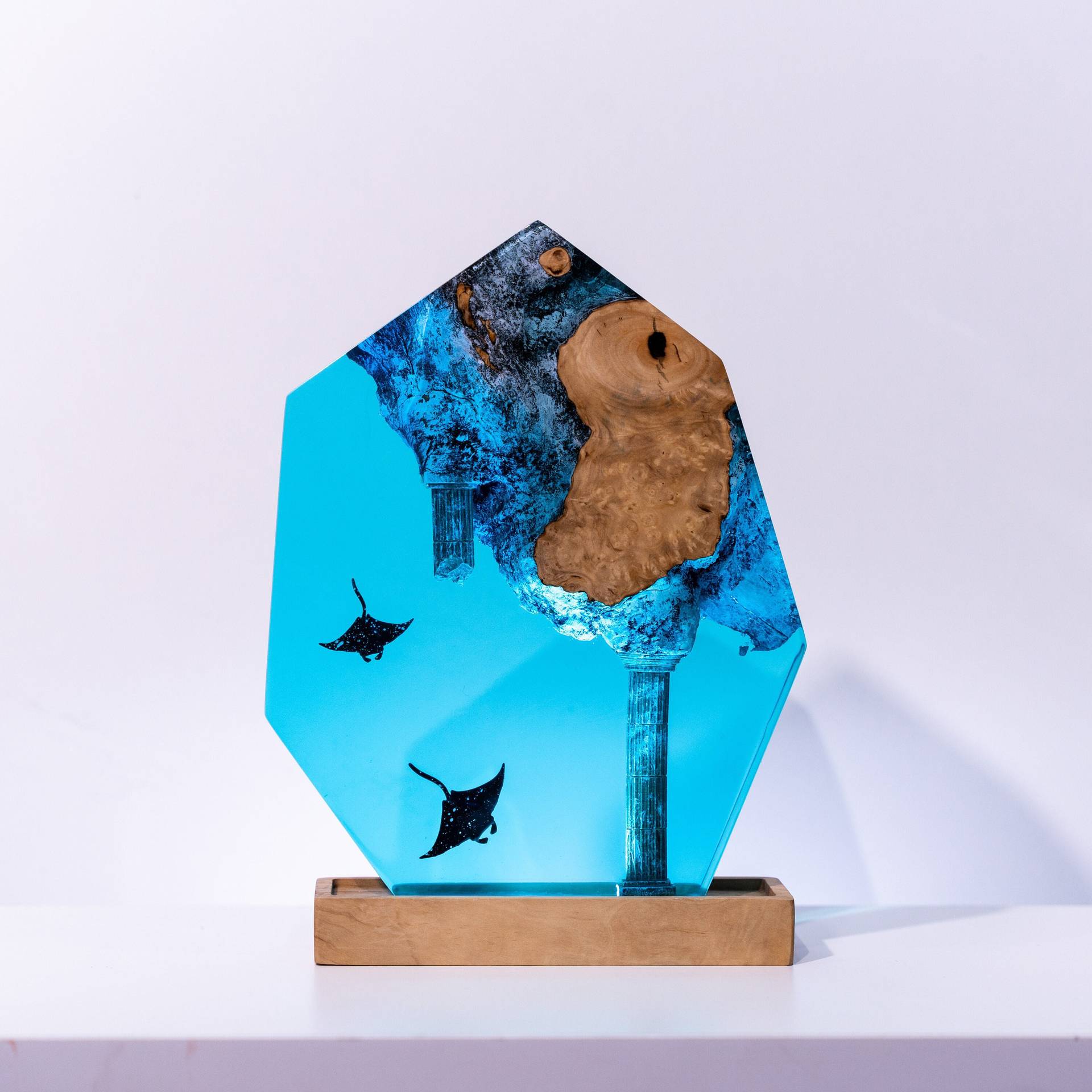 Resin Artist - Customized Items Resin Table Light Undersea