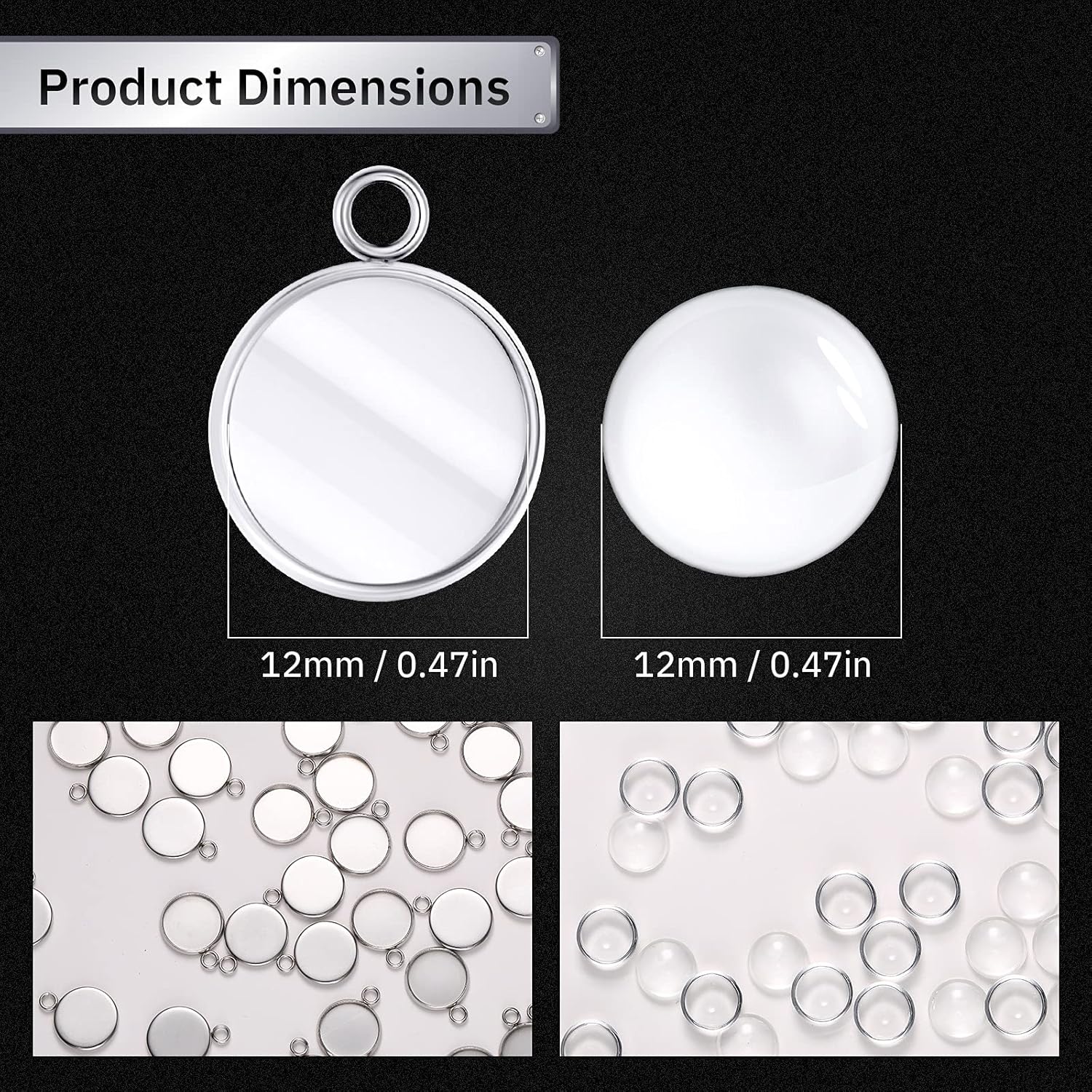 20 Pieces Stainless Steel Roun - Resin Art Diy 评论和价格
