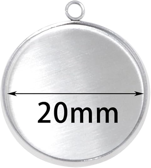 20 Pieces Stainless Steel Roun - Resin Art Diy 评论和价格