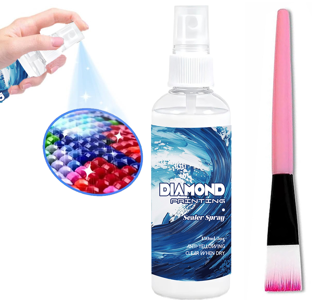 150ml Diamond Painting Sealant - Resin Art Glue 评论和价格