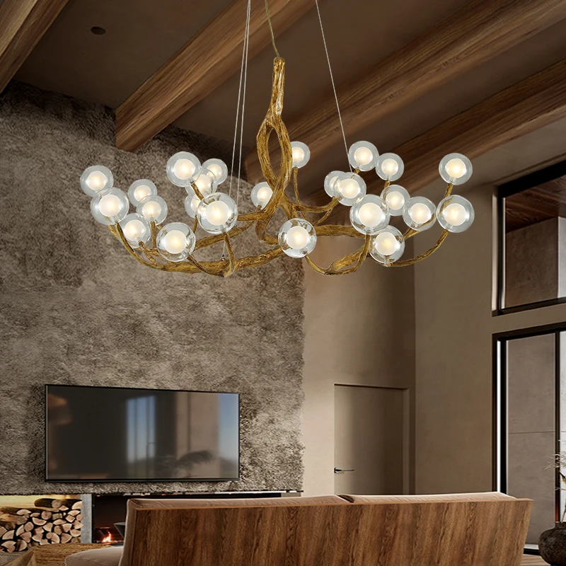 2025 Tree Branch Chandelier Lu - Resin Art Dining Table 评论和价格