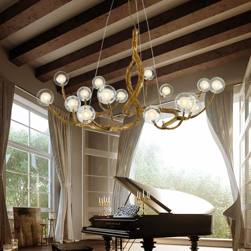2025 Tree Branch Chandelier Lu - Resin Art Dining Table 评论和价格