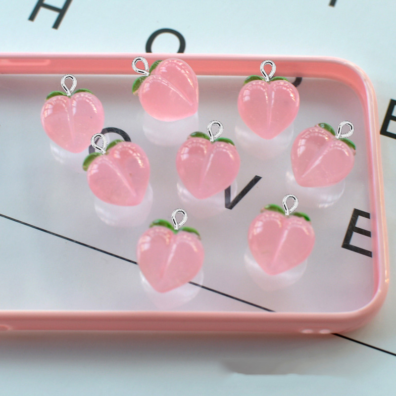 10Pcs New Transparent Peach Fl - Resin Art Essentials 评论和价格