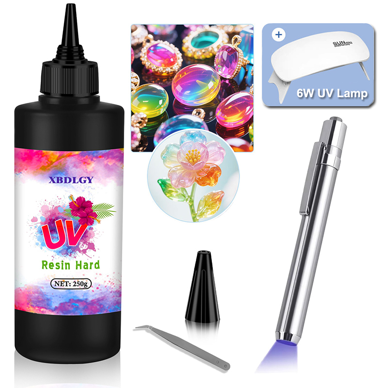 200g/250g/500g UV Resin Hard G - Resin Art Glue 评论和价格