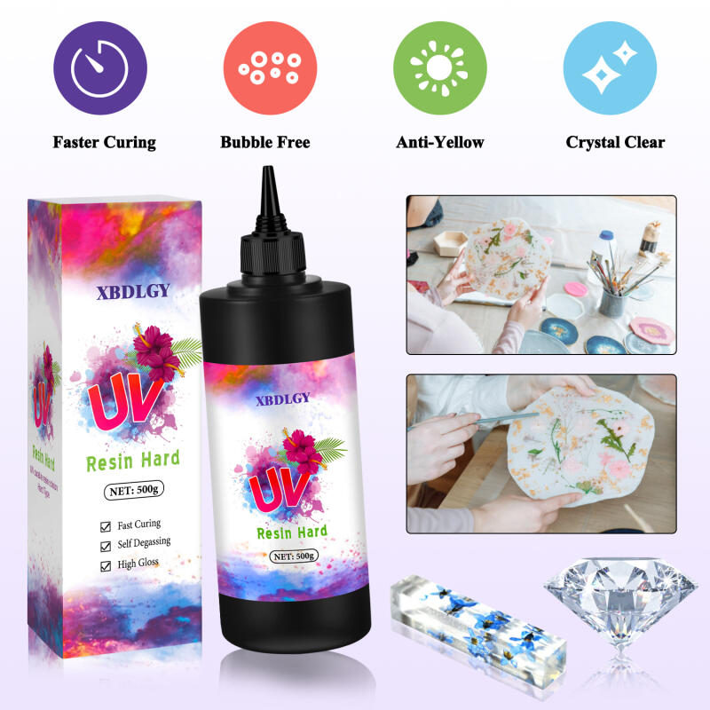 200g/250g/500g UV Resin Hard G - Resin Art Glue 评论和价格