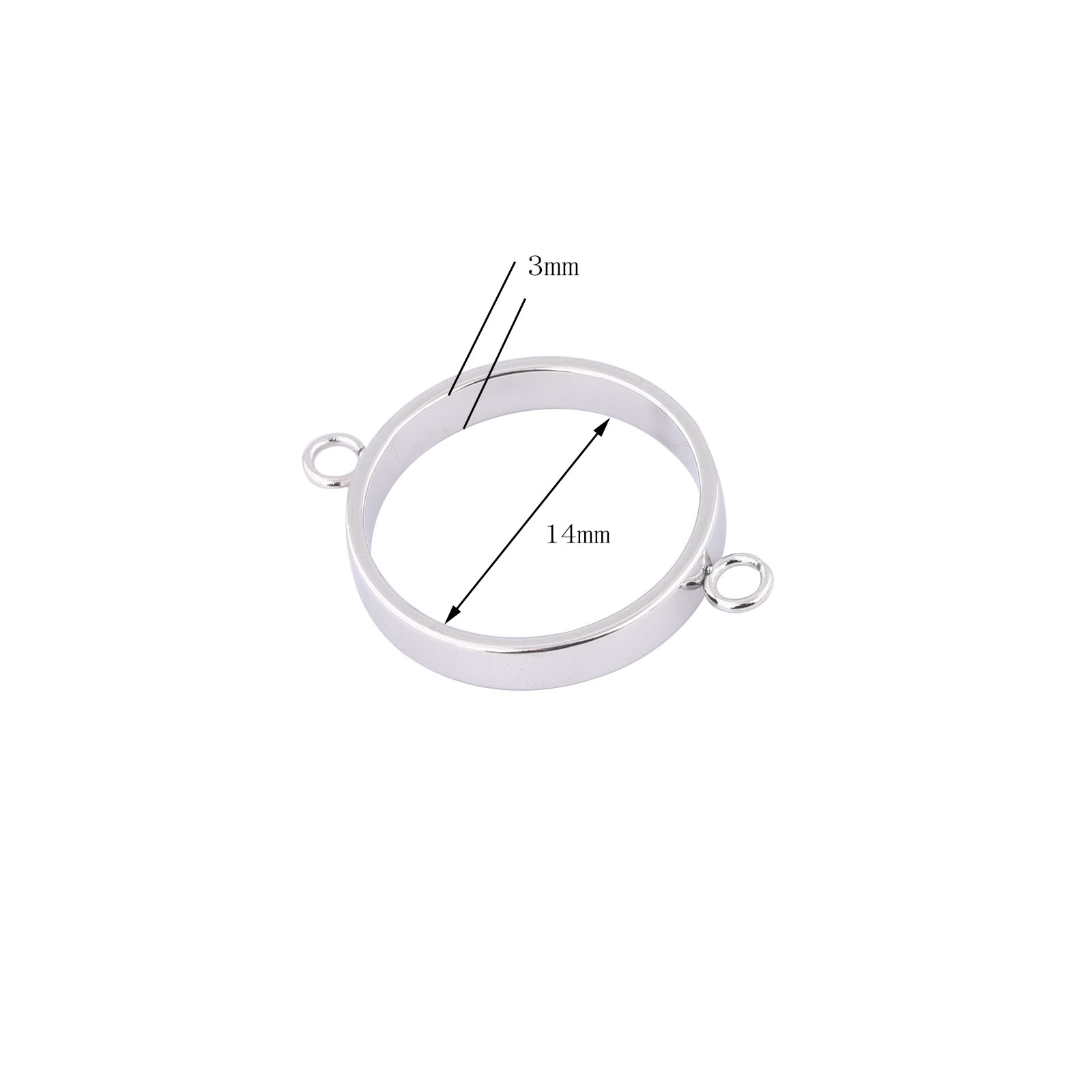 10pcs Stainless Steel 14mm Ope - Resin Art Essentials 评论和价格