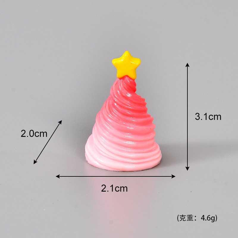 6pcs New Christmas Tree Access - Resin Art Tree 评论和价格