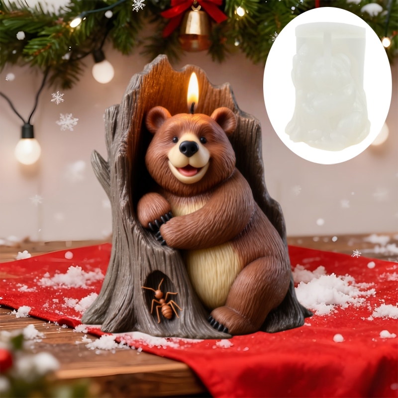Ant Picking Bear Candle Silico - Resin Art Tree 评论和价格