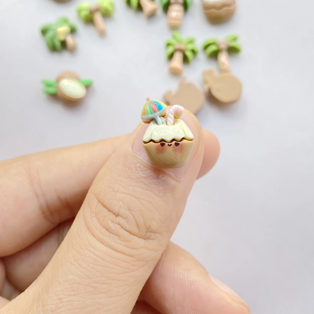 20Pcs Cute Cartoon Coconut Dri - Resin Art Tree 评论和价格