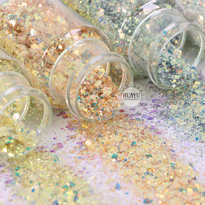 Mixed Chunky Holographic Glitt - Mica Flake Resin 评论和价格