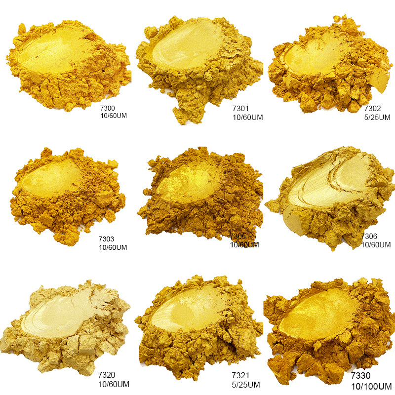 1kg Gold Metallic Pearl Pigmen - Mica Flake Resin 评论和价格