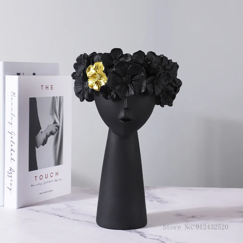 Nordic Resin Crafts Vase Ornam - Resin Art Dining Table 评论和价格