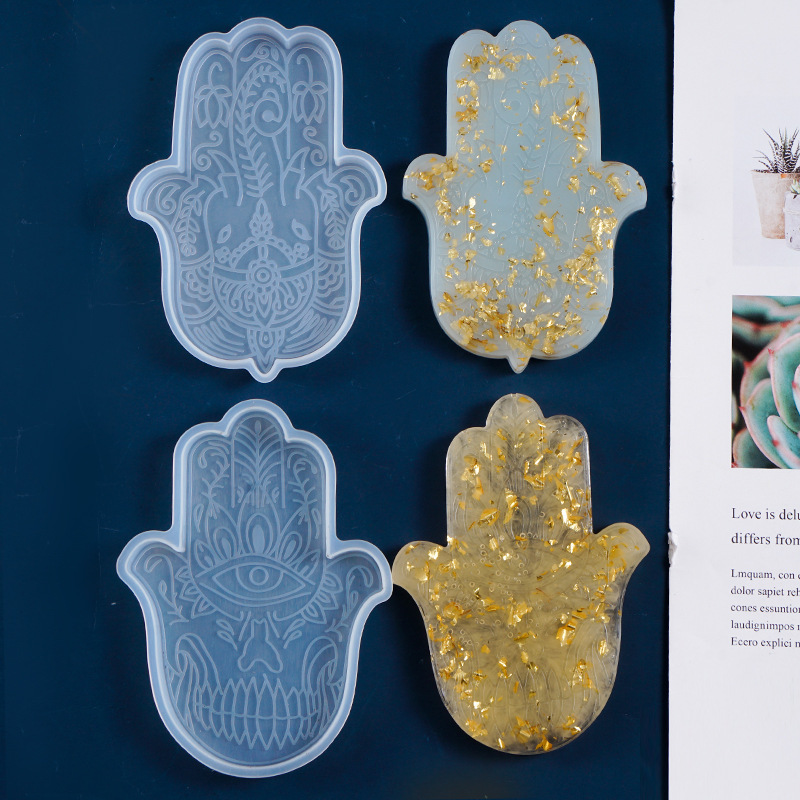 1 Pcs DIY Coaster Hand of Fati - Resin Art Mold 评论和价格