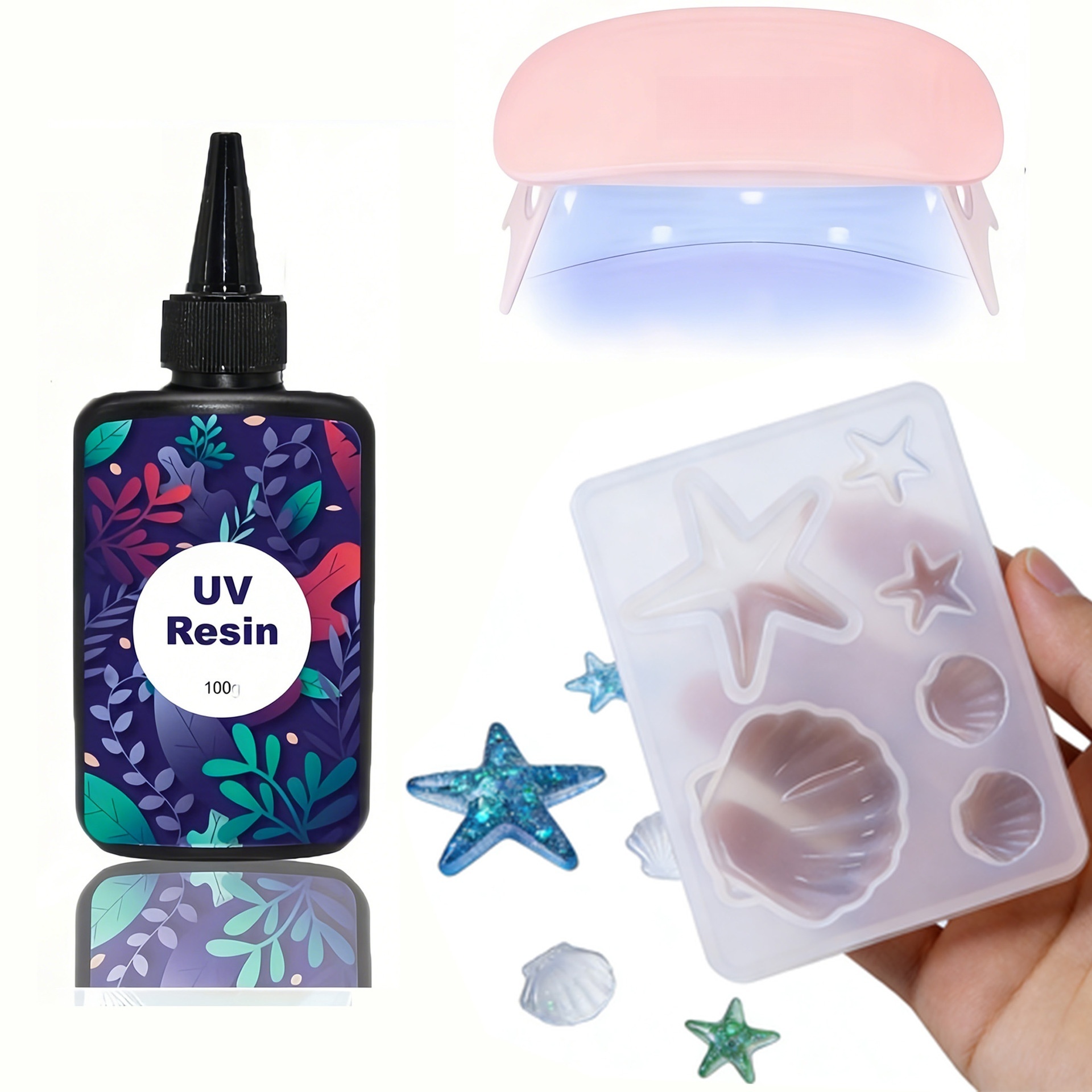 DIY Ocean Theme Crystal Epoxy  - Resin Art Glue 评论和价格
