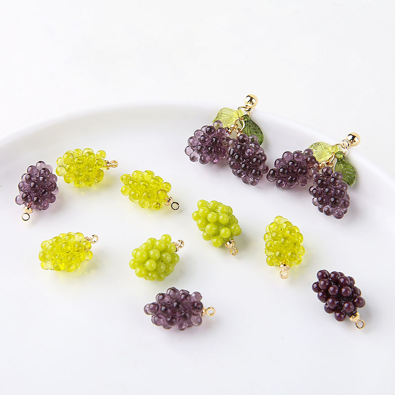 6pcs Cute Little Grapes Resin  - Resin Art Essentials 评论和价格