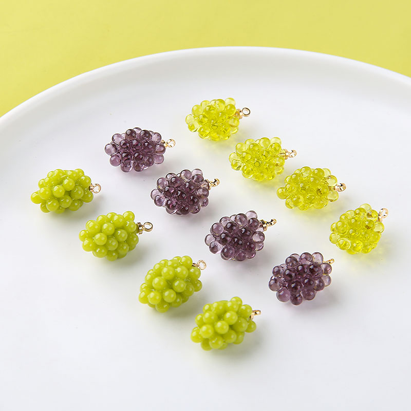 6pcs Cute Little Grapes Resin  - Resin Art Essentials 评论和价格