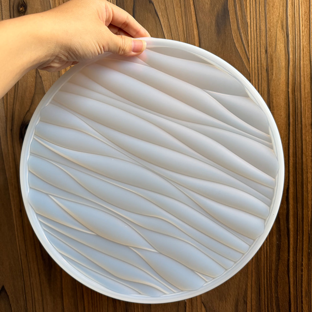 Large Round Tray Silicone Mold - Resin Art Glue 评论和价格