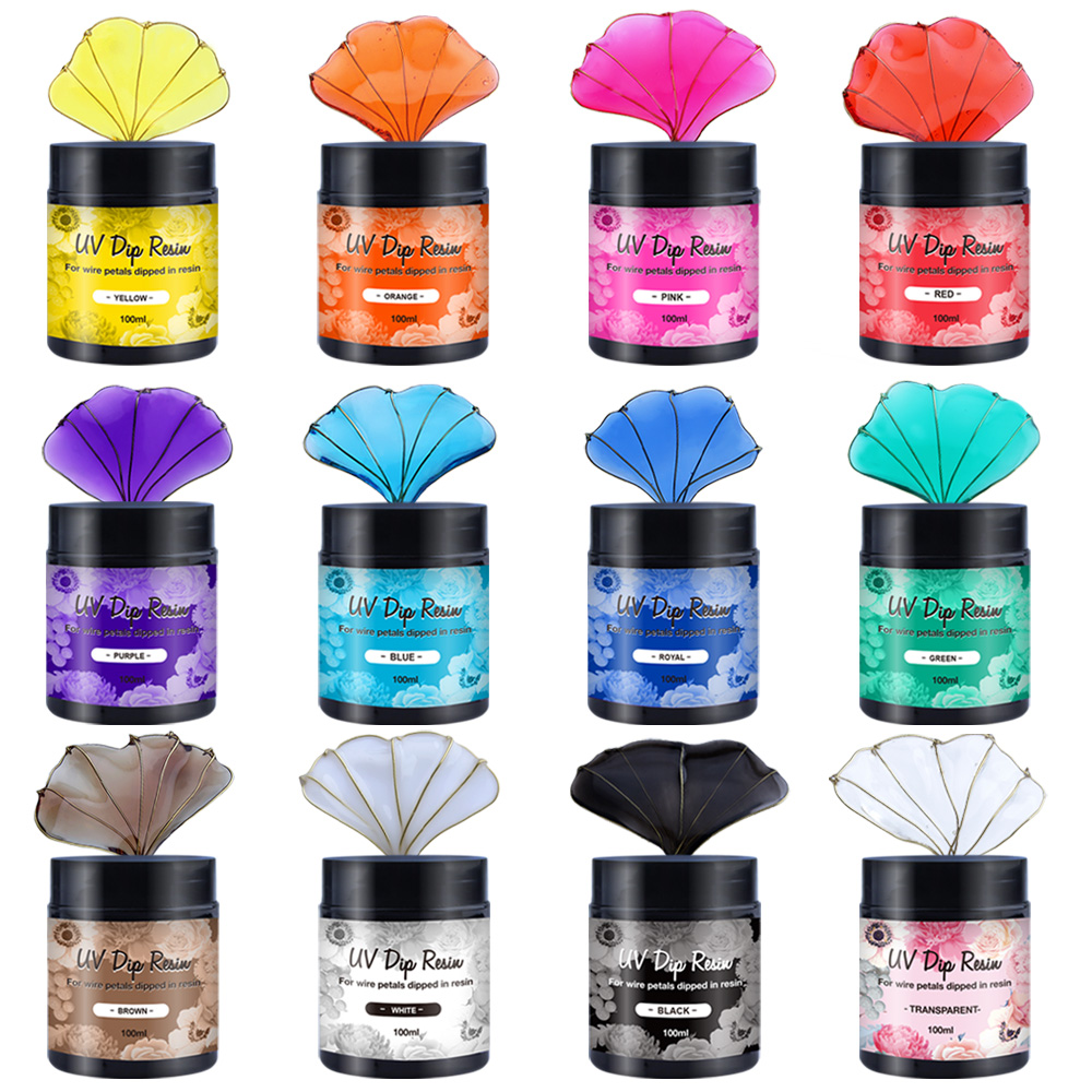 12 Colors UV Dipping Resin (Sp - Resin Art Glue 评论和价格