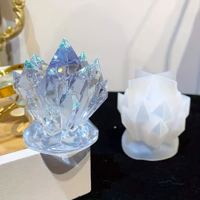 1pcCrystal Cluster Decorative  - Resin Art Mold 评论和价格
