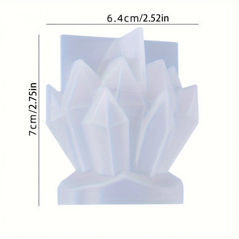 1pcCrystal Cluster Decorative  - Resin Art Mold 评论和价格