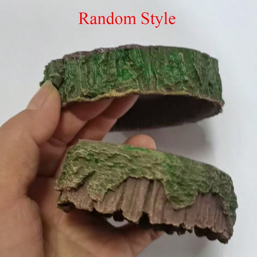 1 pcs Tree Stump  Shaped Repti - Resin Art Tree 评论和价格