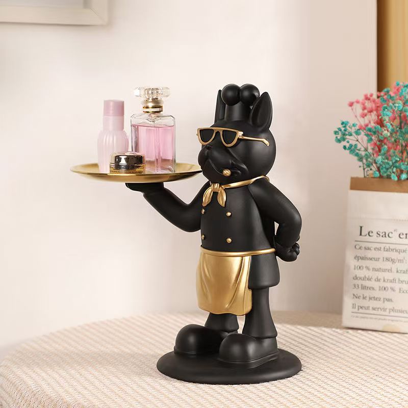 Resin Pirate Chef Statue Tray  - Resin Art Dining Table 评论和价格