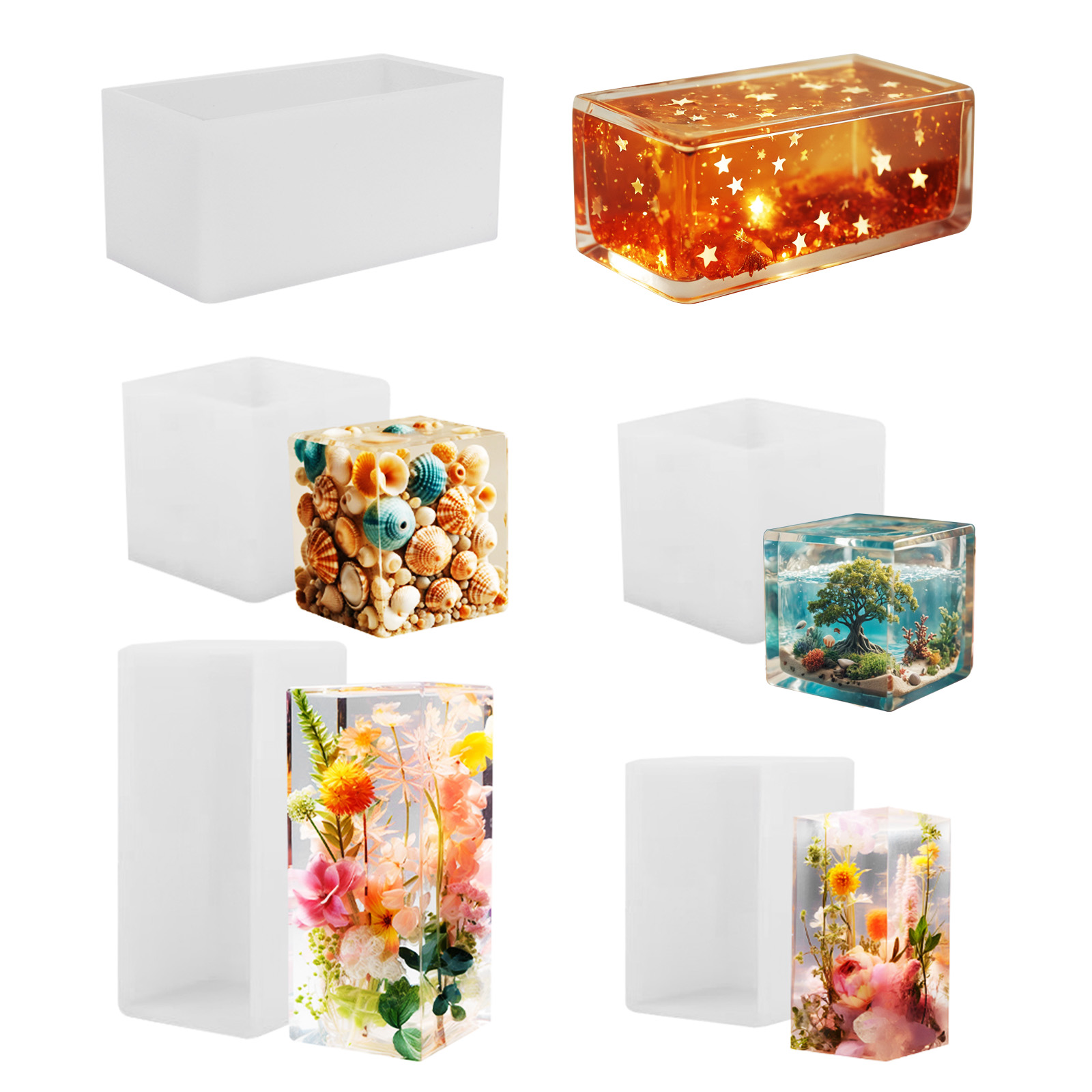 Epoxy Casting Mold Silicone Mo - Resin Art Glue 评论和价格