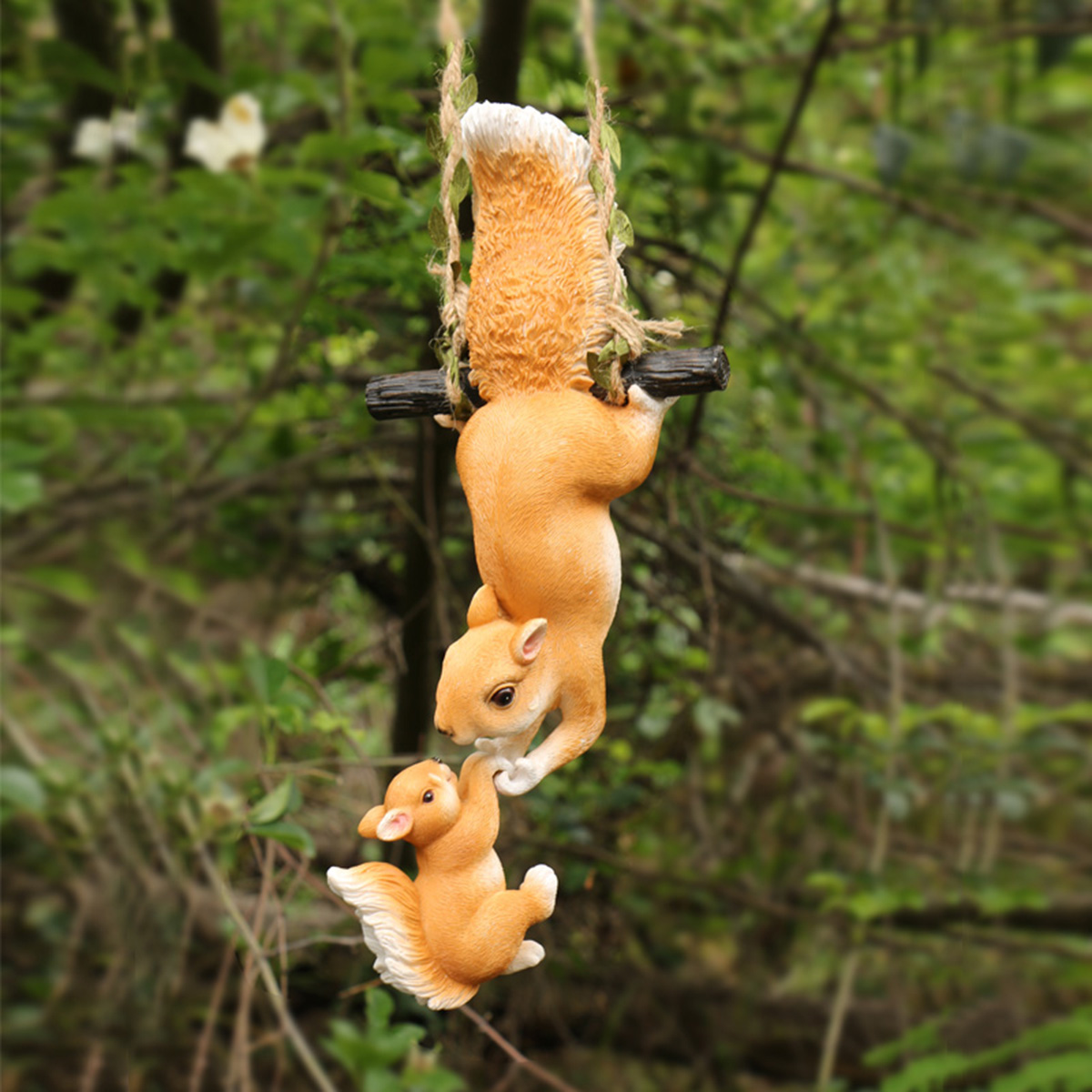 Mother Child Squirrel Resin Ha - Resin Art Tree 评论和价格