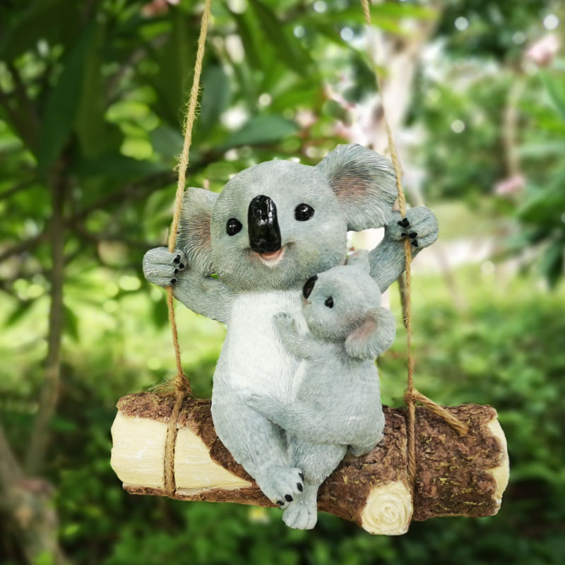 Mother Child Squirrel Resin Ha - Resin Art Tree 评论和价格