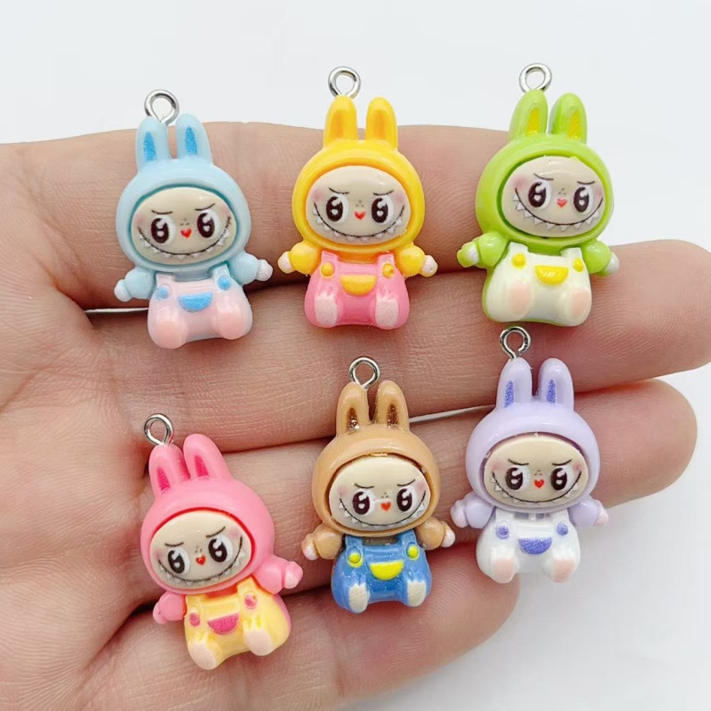 10Pcs Kawaii Rabbit Strawberry - Resin Art Essentials 评论和价格