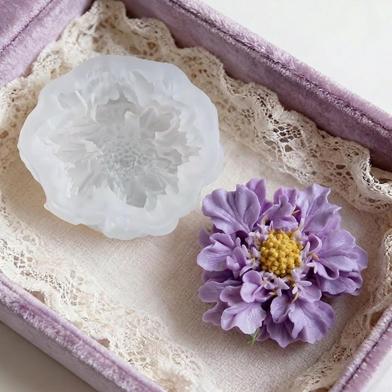 1 Dreamy Blue Potted Flower Si - Resin Artist 评论和价格