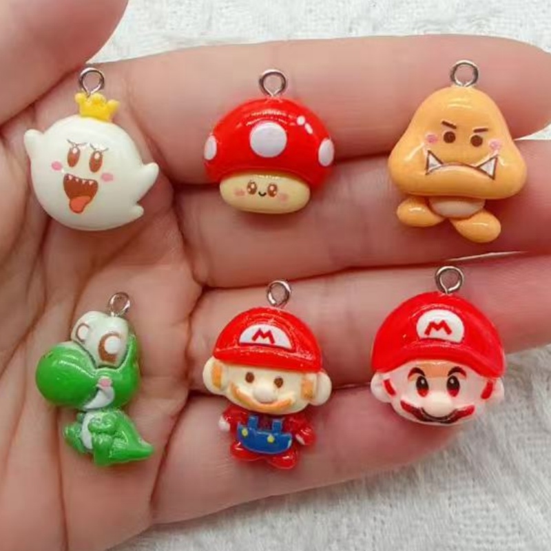 10pcs resin cartoon pendant, D - Resin Art Essentials 评论和价格