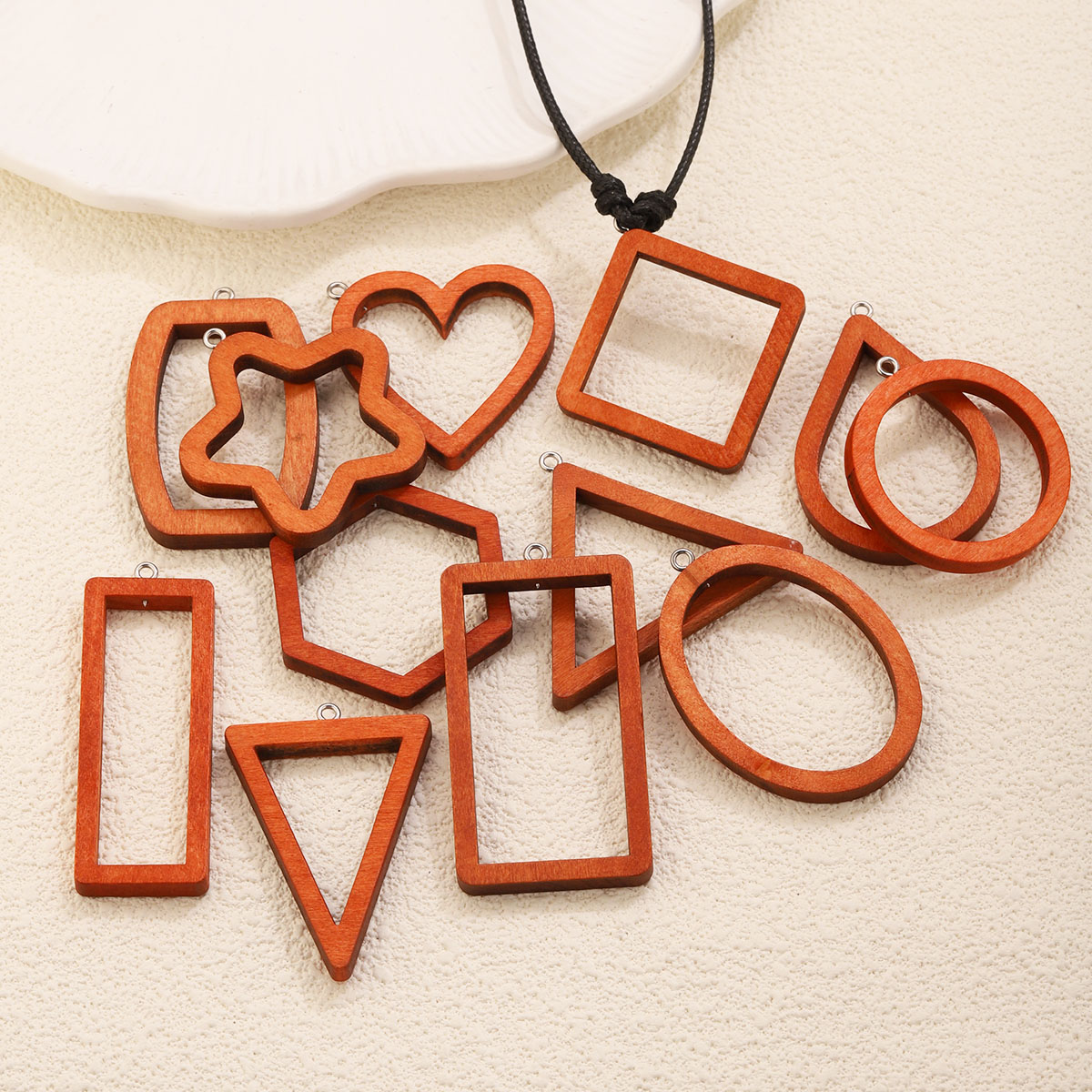 10PCS Triangle Rectangle Wood  - Resin Art Essentials 评论和价格
