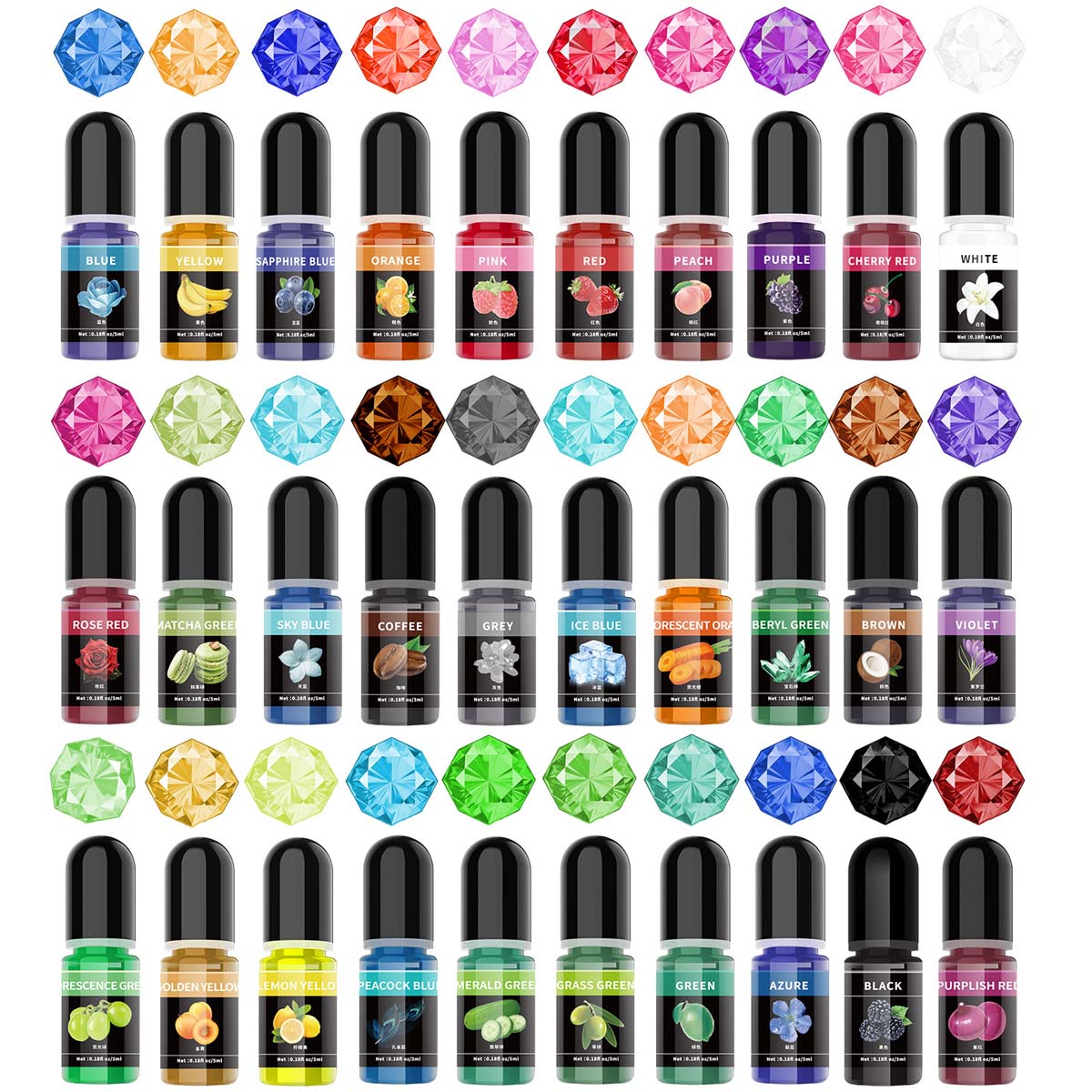 5ml/Bottle Epoxy Resin Pigment - Resin Art Glue 评论和价格