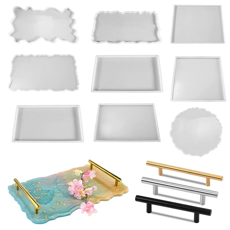 Tray Epoxy Resin Silicone Mold - Resin Art Mold 评论和价格