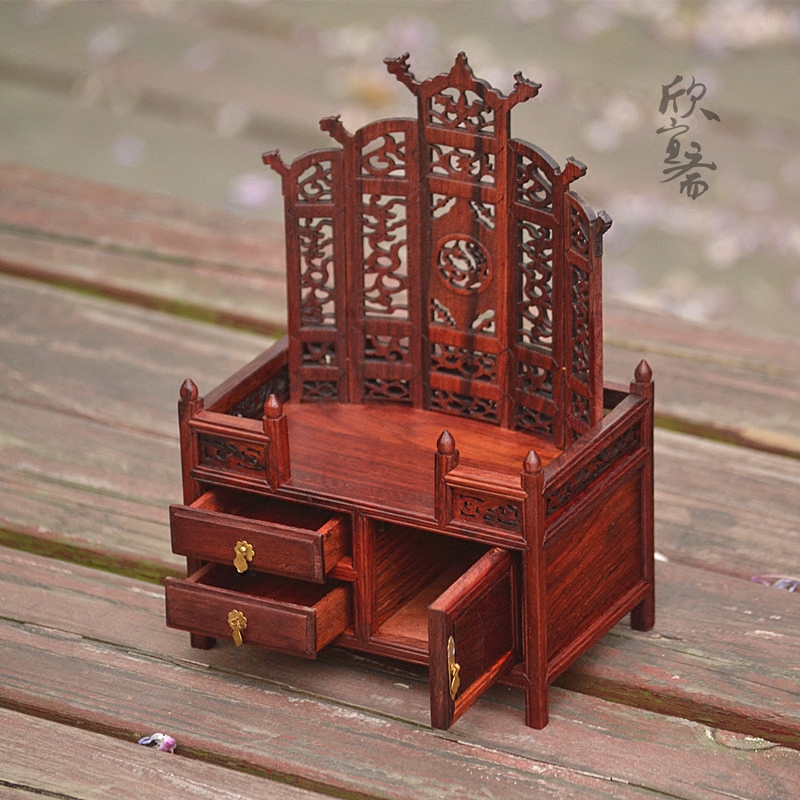 Wood Chinese Classical Miniatu - Resin Art Dining Table 评论和价格