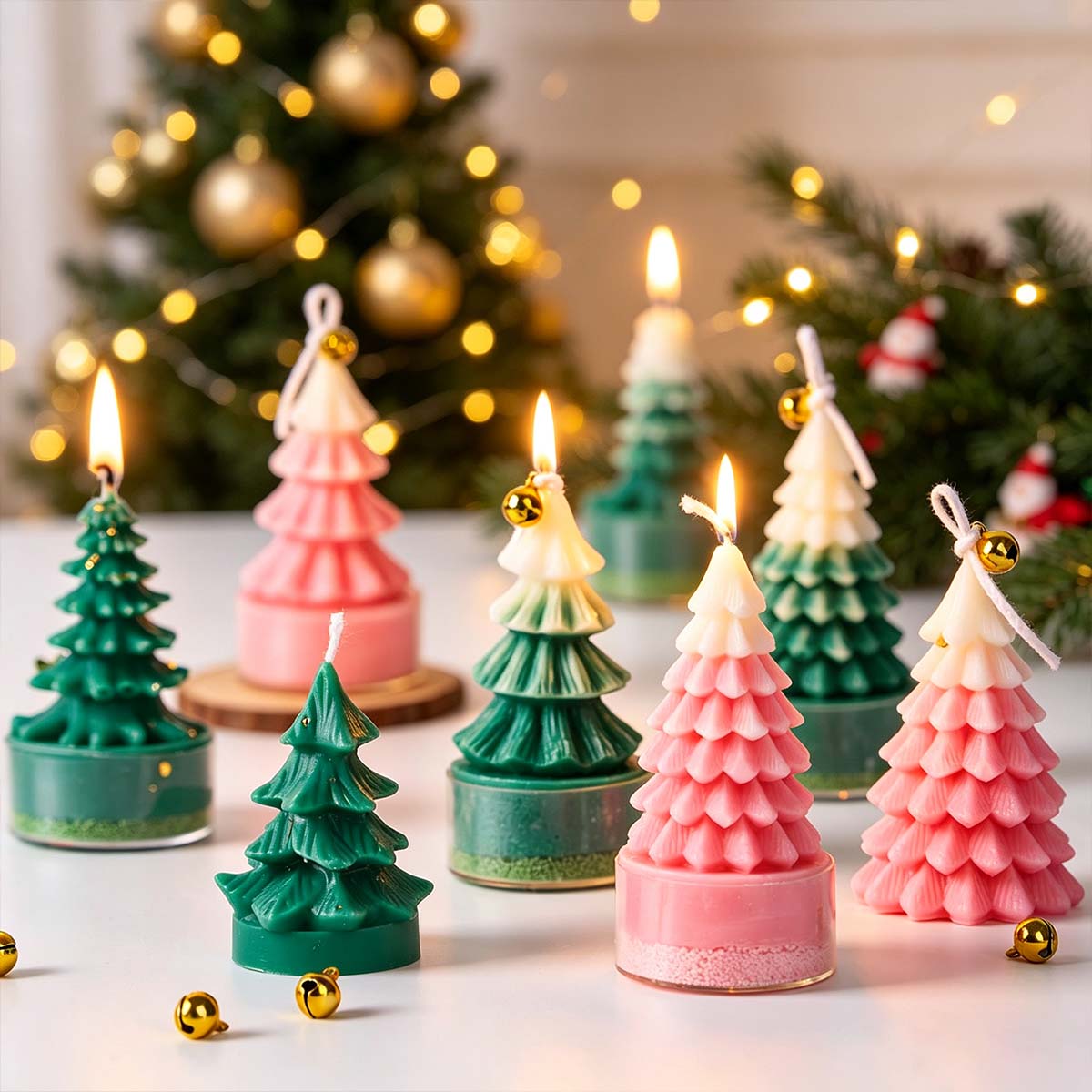 3D Christmas Tree Silicone Can - Resin Art Tree 评论和价格