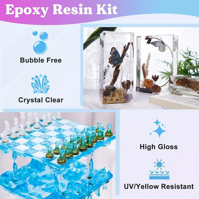 17.6oz/10.4oz Clear Epoxy Resi - Resin Art Table Top 评论和价格