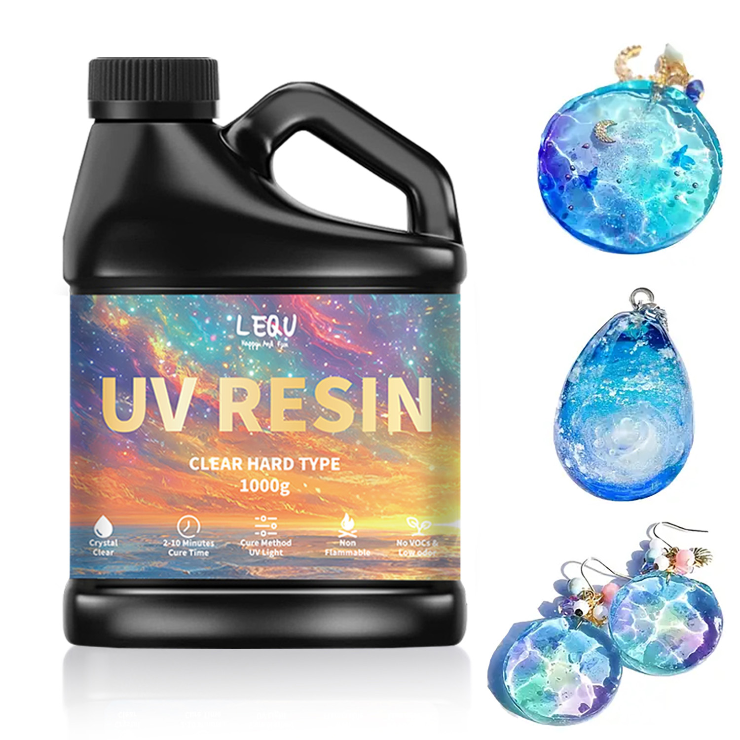 100/200/500/1000g UV Epoxy Res - Resin Art Glue 评论和价格