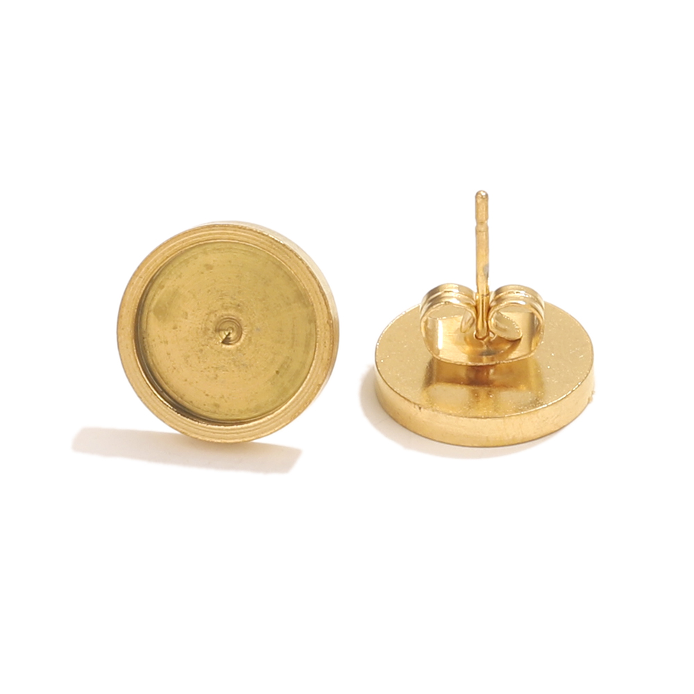 10pcs Stainless Steel Gold Ear - Resin Art Essentials 评论和价格