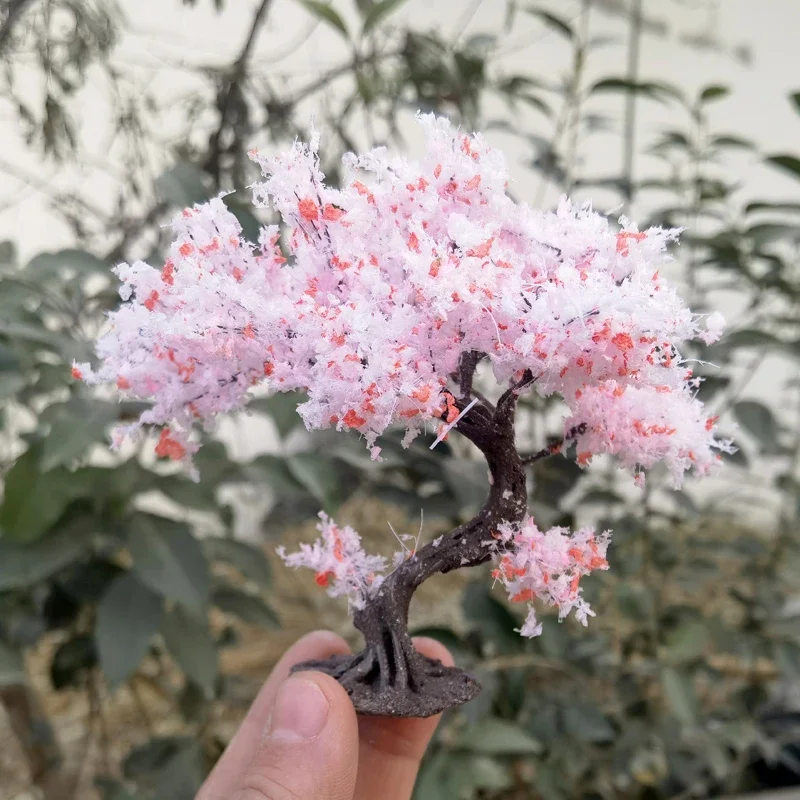 Model Cherry Tree Bending Shap - Resin Art Tree 评论和价格